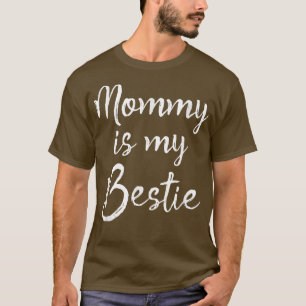 Camiseta Crianças bonitas Mamãe é minha melhor Mamãe de pre