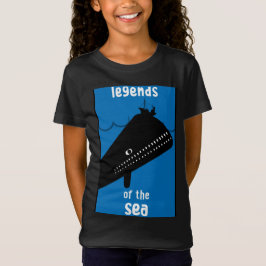 Camiseta Crianças Bonitas Mobilizam Monstro Do Mar Dick