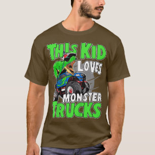 Camiseta Crianças Bonitas Monstros Rapazes Meninas Que Esta