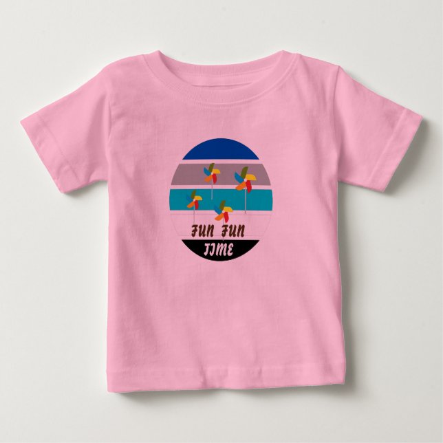 Camiseta Crianças Bonitas Rosa (Frente)