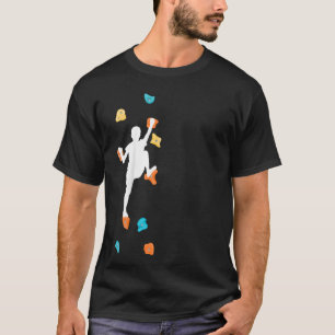 Camiseta Crianças Bouldering Clima Subindo Ha