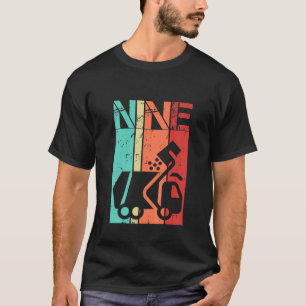 Camiseta Crianças: Caminhão de Lixo De 9 Anos Aniversári