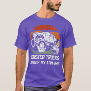 Camiseta Crianças Caminhões Monstros são o meu Caminhão Jam