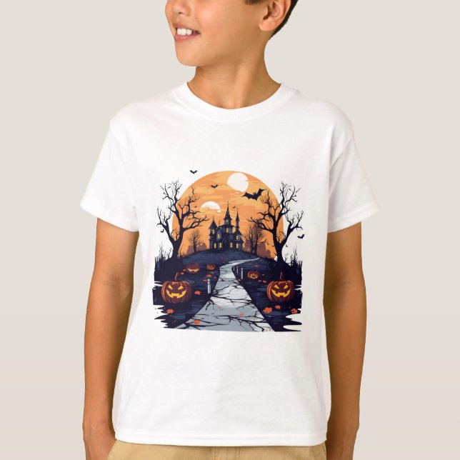Camiseta Crianças Camiseiros Halloween (Frente)