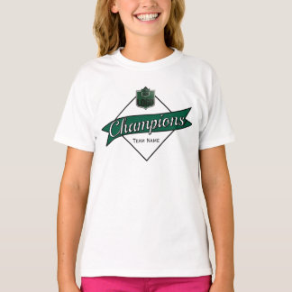 Camiseta Crianças Campeões Personalizados Gráficos de Diama