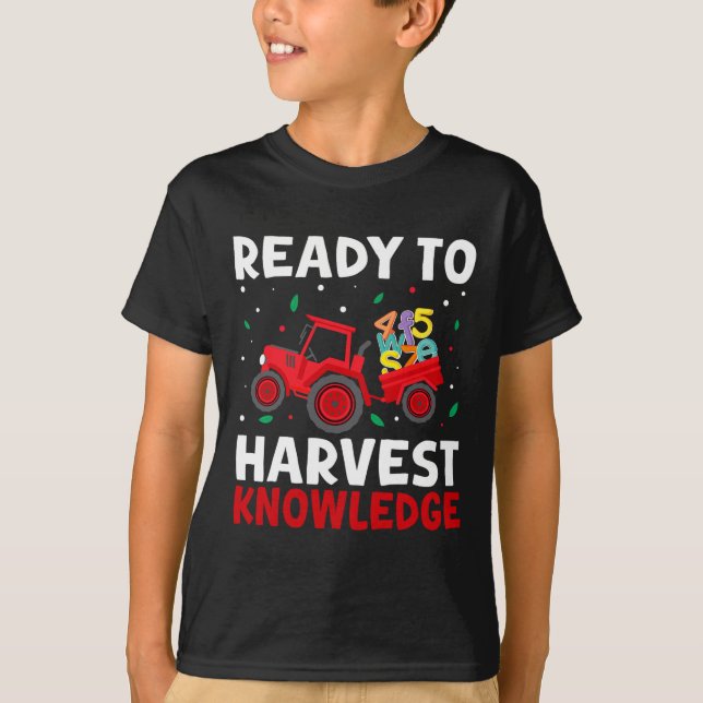 Camiseta Crianças Camponesas De Volta à Escola Professor Ag (Frente)