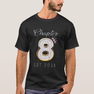 Camiseta Crianças Capítulo 8 Est. 2014 8º Aniversário Da Ra