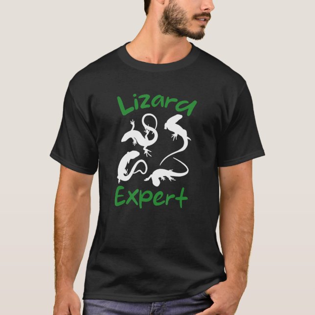 Camiseta Crianças Carregaram Dragão Lizard Expert Lizard (Frente)