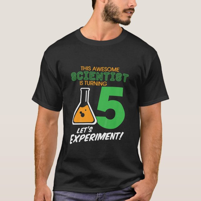 Camiseta Crianças: Cientista Incrível Está Transformando 5  (Frente)