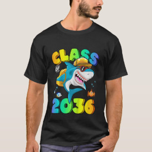 Camiseta Crianças Classe De 2036 Crescem Com Minha Mochila