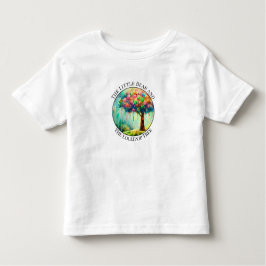 Camiseta Crianças Coloridas de Árvore Lollipop Toddler T-Sh
