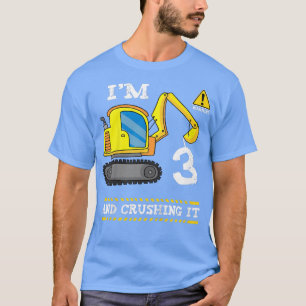 Camiseta Crianças com 3 anos de idade - aniversário de 3 an