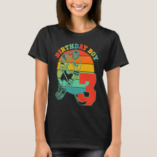 Camiseta Crianças com 3 anos de idade Hockey com gelo Festa