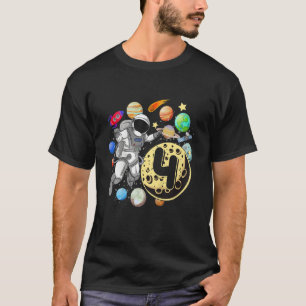 Camiseta Crianças com 4 anos Astronauta do Astronauta 4