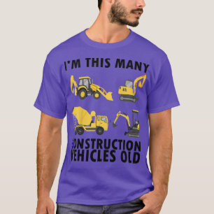 Camiseta Crianças com 4 anos de idade Construtoras de Menin