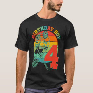 Camiseta Crianças com 4 anos de idade Festa de aniversário 