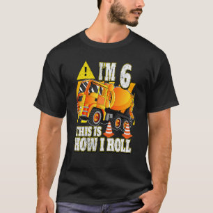 Camiseta Crianças com 6 anos de idade Mistura de Concreto d