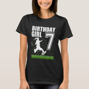 Camiseta Crianças com 7 anos de Festa de aniversário de fut