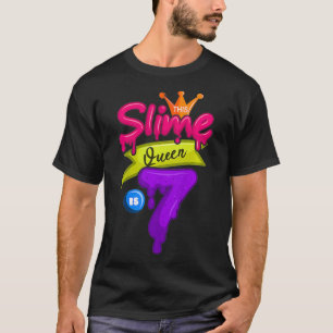 Camiseta Crianças com 7 anos de idade, 7 Festa de anivers