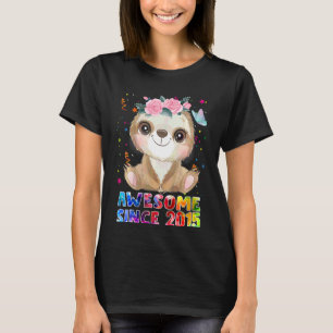 Camiseta Crianças Com 7 Anos De Idade Incrível Desde 2015 7