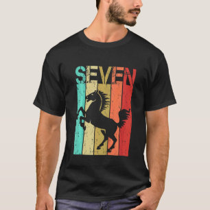 Camiseta Crianças com 7 anos de idade Menina de Aniversário