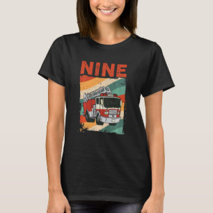 Camiseta Crianças com 9 anos de idade Menino do 9º aniversá