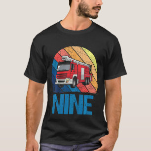 Camiseta Crianças com 9 anos de idade Menino do 9º aniversá