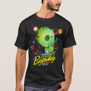 Camiseta Crianças com borboleta de 9 anos Garota de anivers