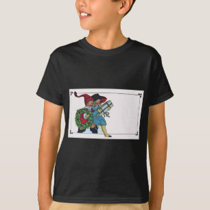 CAMISETA CRIANÇAS COM PRESENTES DE NATAL