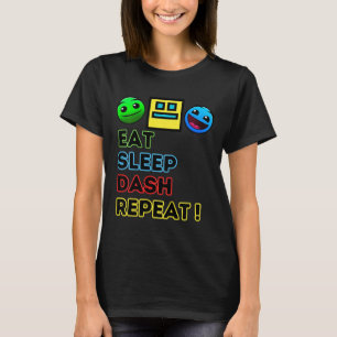 Camiseta Crianças Comem Dormem Dash Repetem Jogo de Vídeo G