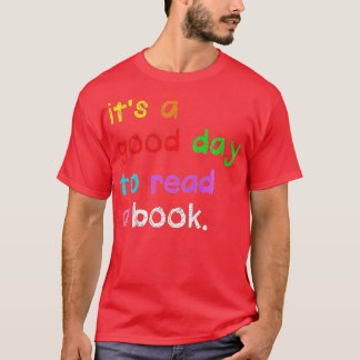 Camiseta Crianças Cortam Um Bom Dia Para Ler Um Bookworm K