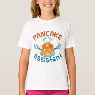 Camiseta Crianças-Criadoras do Assistente de Panqueca de Ge