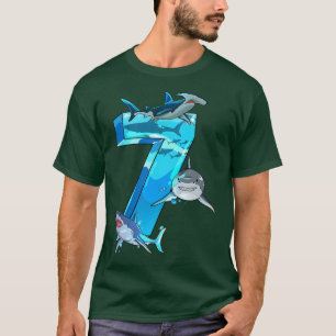 Camiseta Crianças Crianças 7 Aniversário De 7 Anos De Idade