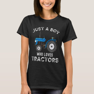 Camiseta Crianças Crianças Apenas Um Menino Que Adora Trato