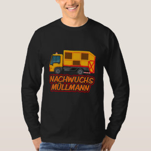 Camiseta Crianças Crianças Criam Coleção de Lixo de Caminhã