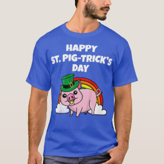 Camiseta Crianças Crianças Felizes Ruas Porcos Fingidos Dia