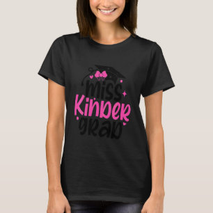 Camiseta Crianças Crianças Menina Kinder Graduada Graduação
