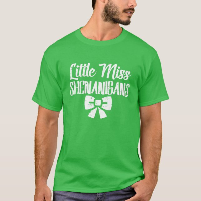 Camiseta Crianças Crianças Pequenas Senhoras Shenanigans Cu (Frente)