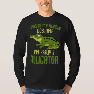 Camiseta Crianças Crocodilo Eu Sou Realmente Um Alligador