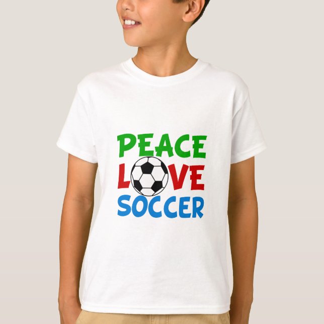 Camiseta Crianças Cuecas do Futebol de Paz e Amor (Frente)