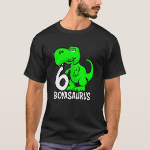 Camiseta Crianças Curiosas Meninos De 6 Anos Boyasaurus T R