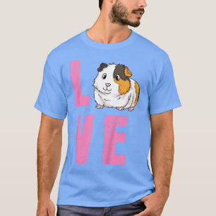 Camiseta Crianças Cute Guiné Pig Presente Para Meninas E Me