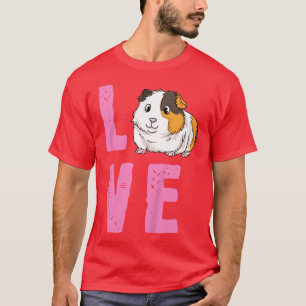 Camiseta Crianças Cute Guiné Pig Presente Para Meninas E Me