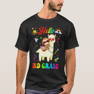 Camiseta Crianças Cute Llama Llama De Terceiro Grau De Volt