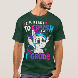 Camiseta Crianças Cuzam O Unicórnio Do Primeiro Grau Prepar