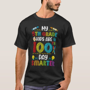 Camiseta Crianças da 5ª Série 100 Dias Mais Inteligentes do