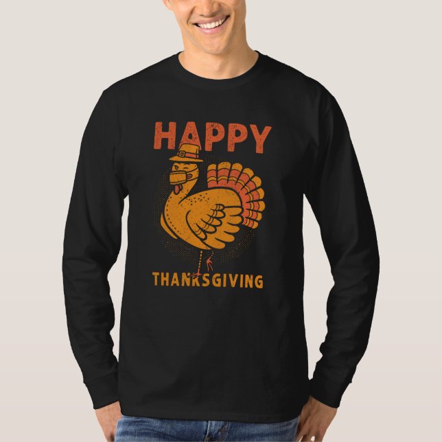 Camiseta Crianças da Família Correspondendo Feliz Dia de Aç (Frente)