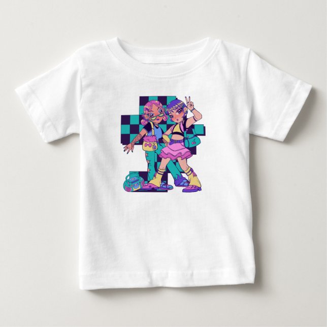 Camiseta Crianças da moda (Frente)