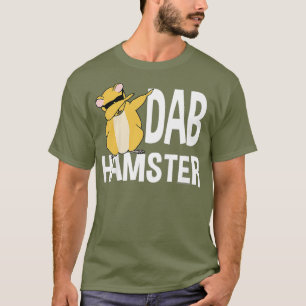 Camiseta Crianças Dab Hamster Cute Engraçado Dabbing Animal