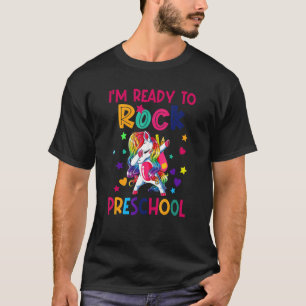 Camiseta Crianças Dabbing Unicorn Estou pronta para balança